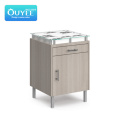 Ouyee showcase kiosk optical furniture optical store fixtures optical shop counter design